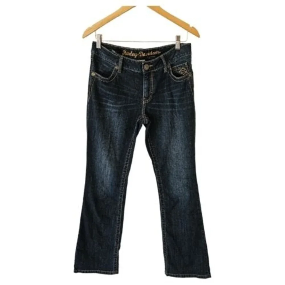 HARLEY‎ DAVIDSON Bootcut Jeans 8 Petite
